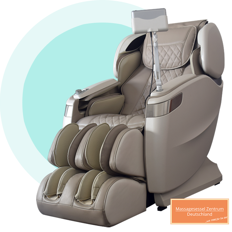 Alpha Techno AT-629 Massagesessel beige-taupe