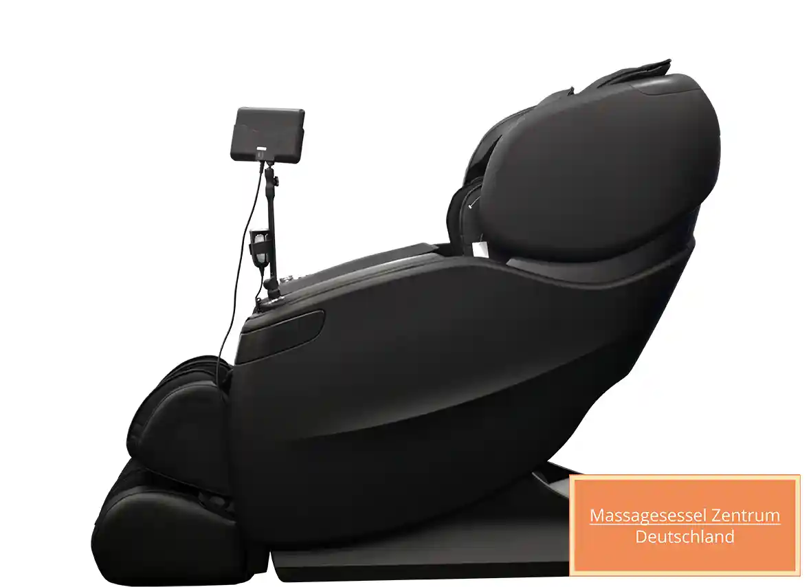Alpha Techno Massagesessel AT 629 KI-Seitenansicht-Farbe schwarz