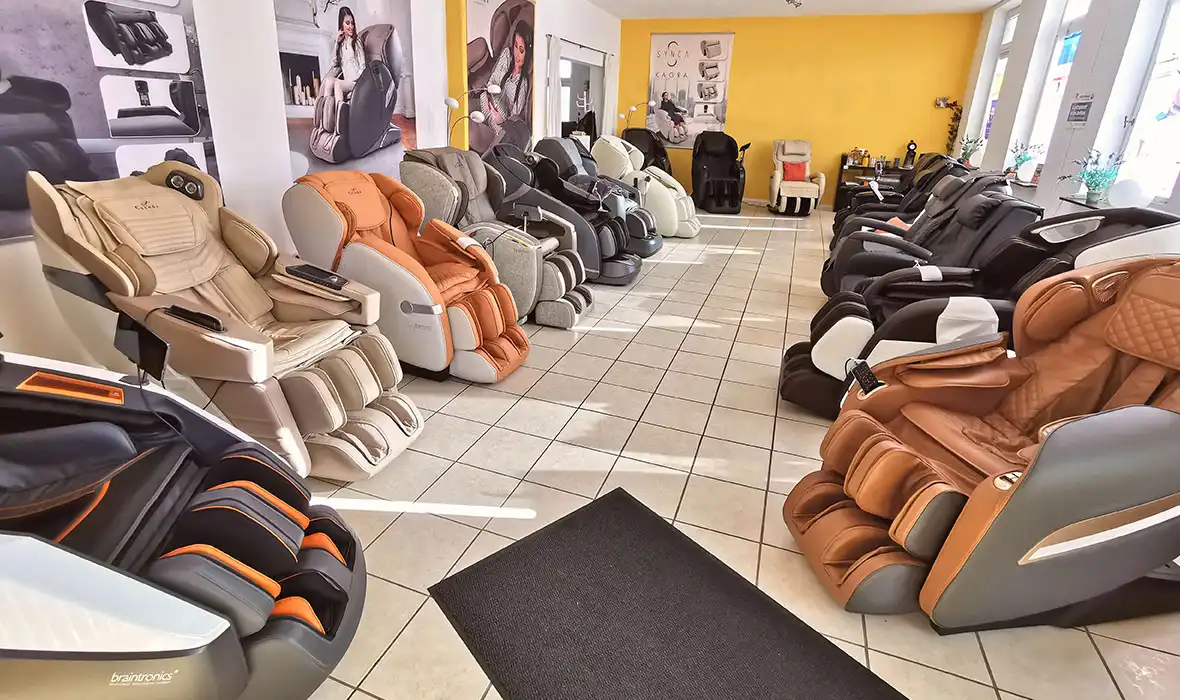 Massagesessel Ausstellung
