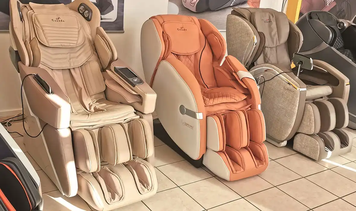 Massagesessel Ausstellung