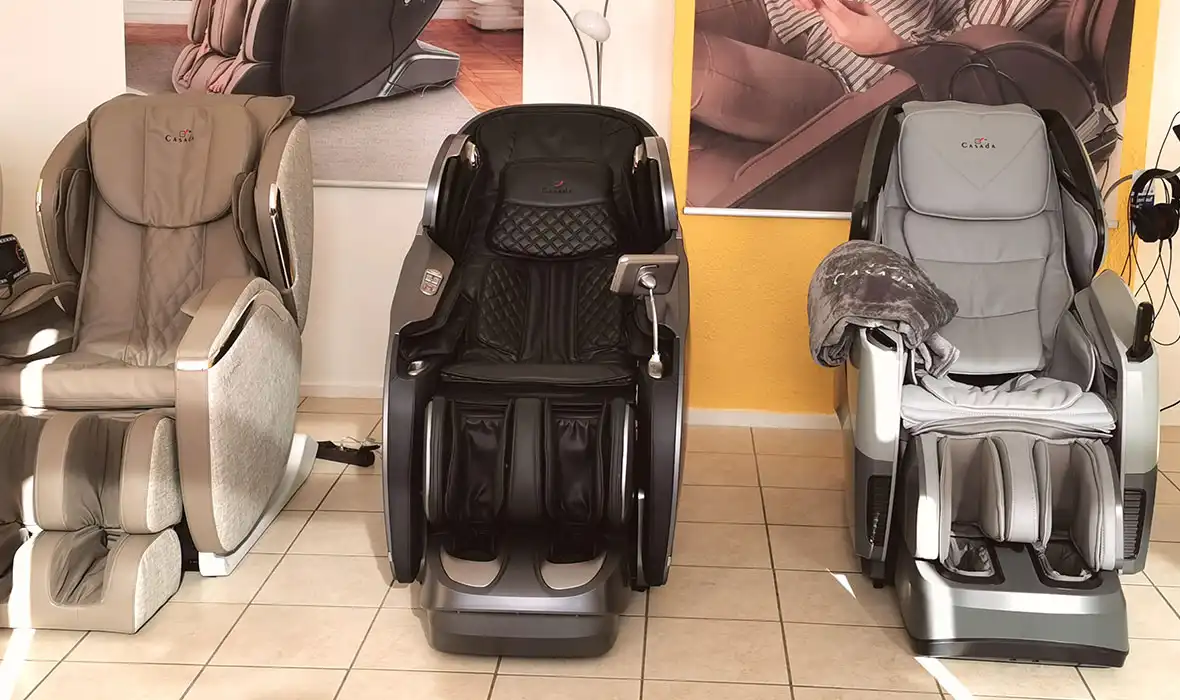 Massagesessel Ausstellung