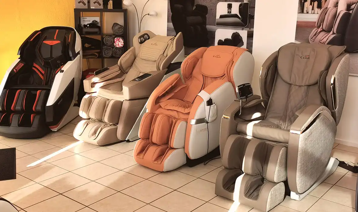 Massagesessel Ausstellung