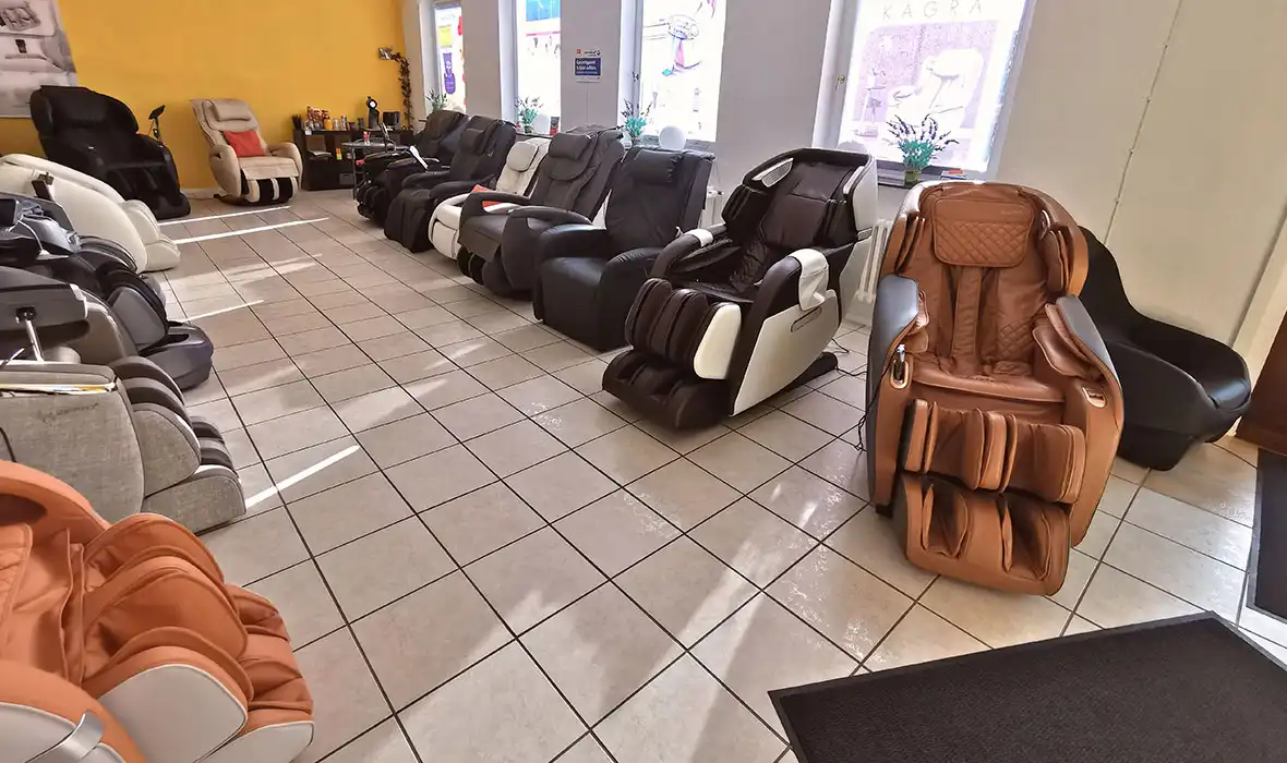 Massagesessel Ausstellung