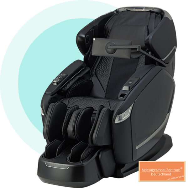 Massagesessel Alpha Techno AT-638KI – Farbe schwarz