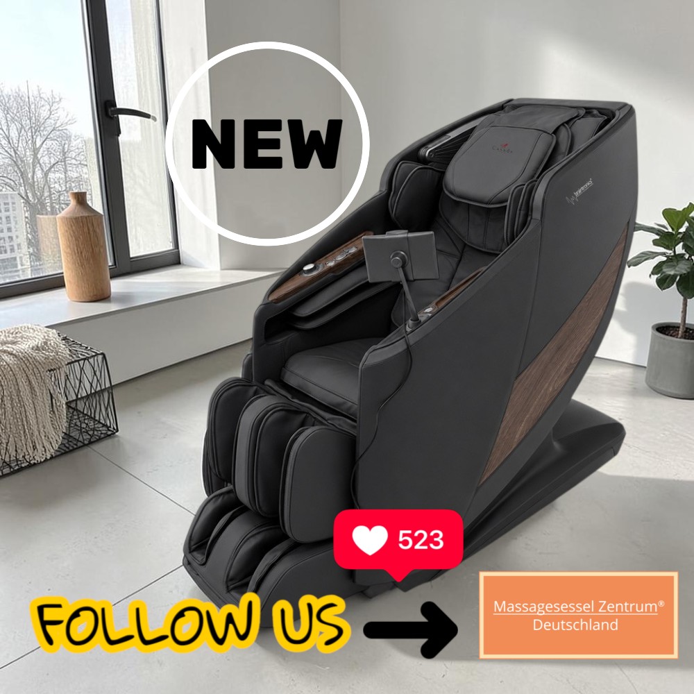 Casada-Massagesessel-Harmony-Farbe-schwarz-grau-mit-Holzoptik
