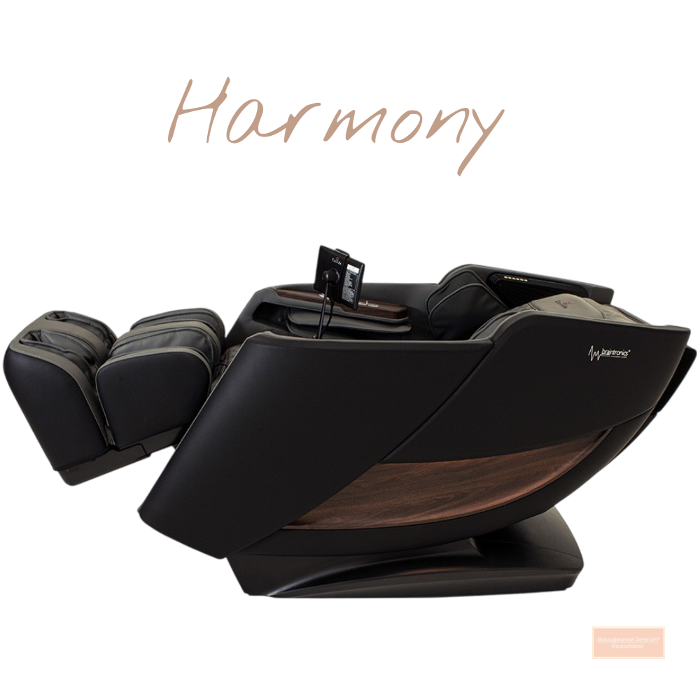 Casada-Massagesessel-Harmony-in-schwarz-liegend